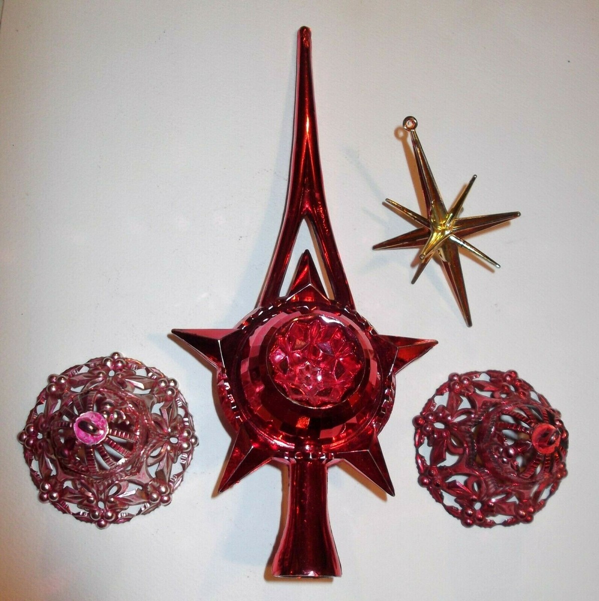 * vintage tree top ❀ アンティークビーズ 星の ツリートップ Amazon.com: MorningRo 9 Inch Rusty Christmas Star Tree Topper