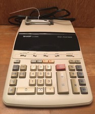 Sharp EL-2192RII 12 Digital Display 2 Color Printing Calculator Adding TESTED