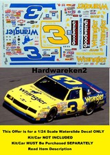 NASCAR DECAL  3 WRANGLER 1985-1987 MONTE CARLO DALE EARNHARDT 1/24