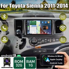 Apple Carplay For Toyota Sienna 2011-2014 Car Stereo Radio GPS Navi Android 13