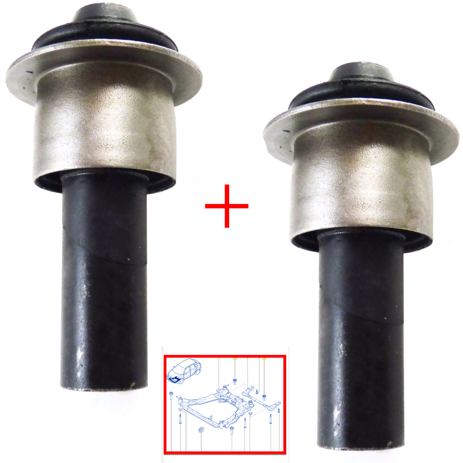 Silentbloc support Essieu 54467JD00A bague suspension Juke Qashqai +2