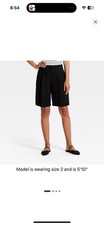 Women's Bermuda Shorts - A New Day, Black Size 10