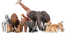 NEW - 14PCS Realistic Safari Animal Toys with Wild Jungle Figurines