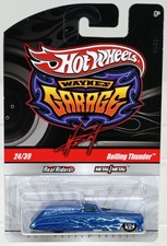 Hot Wheels Rolling Thunder CHASE Wayne's Garage Series - R3765 NRFP 2009 Blue