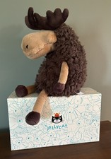Jellycat MERRICK MOOSE - Retired - Authentic Rare With Original Box