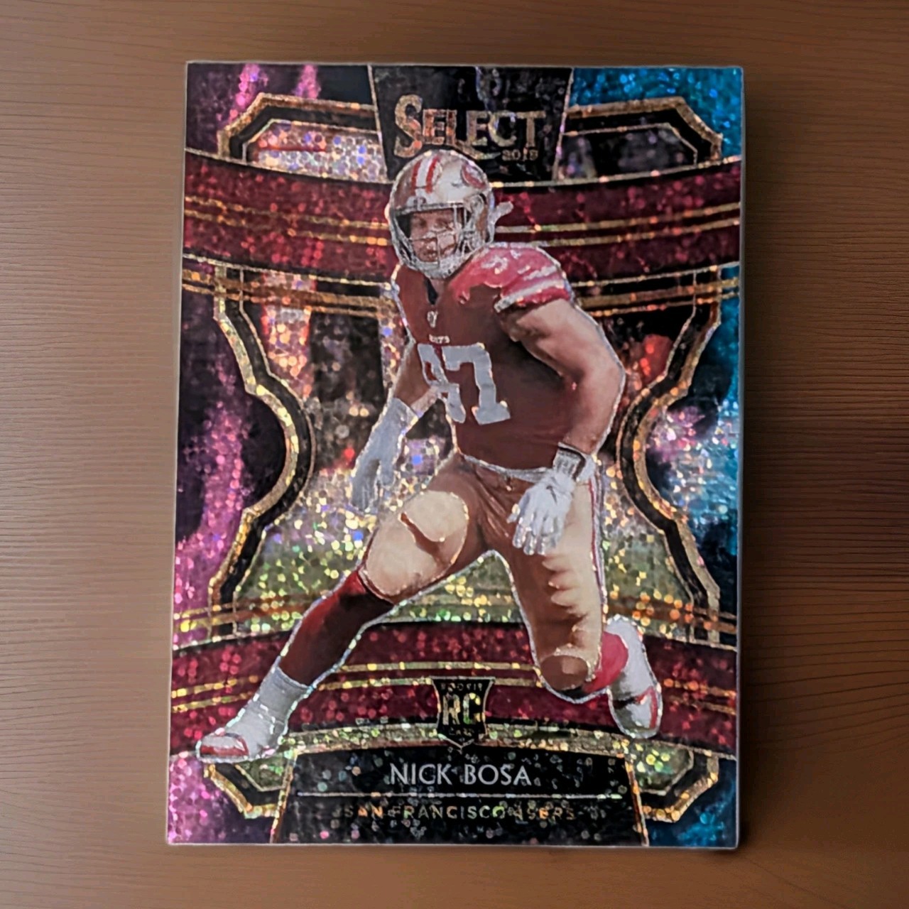 Nick Bosa RC 2019 Pannini Select Cosmic PRIZM Concourse /25
