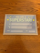 You Are A Superstar 30 Colorful Awards 8.5" x 5.5" NEW