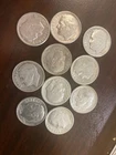 10 Roosevelt 90% Silver Dimes 1947-1964