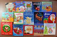 Lot of 15 Christmas Picture Books Santa Mouse Snowmen at Christmas Reindeer H4