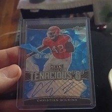 Leaf 2019 Metal Draft Tenacious D Christian Wilkins Pink Autograph /20 RC