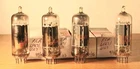 4- Vintage Tested Strong Clear Top RCA 6FQ7/6CG7 Amplifier Audio Vacuum Tube