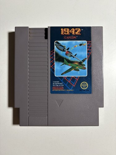 Variante 5 viti 1942 (Nintendo NES, 1986) solo cartuccia gioco sfusa testata