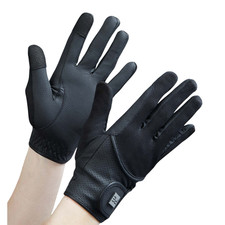 Premier Equine Presa Mesh Riding Gloves Black