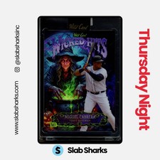 2025 WILD CARD HAUNTED #B5HBWH-MC MIGUEL CABRERA WICKED HITS WITCH 1/1