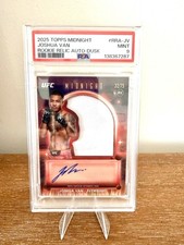 2025 Topps Midnight UFC Joshua Van RPA #75 Rookie RC Auto  PSA9 Pop1!