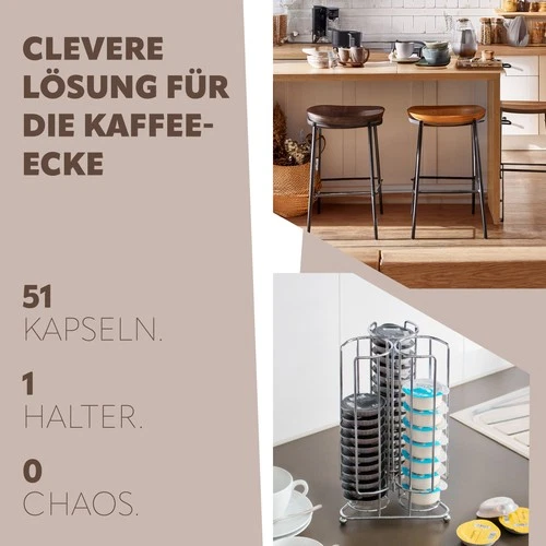 Kapselhalter für "TASSIMO" Kapselständer, Kapselspender für bis zu 51 Kapseln - Bild 3 von 8