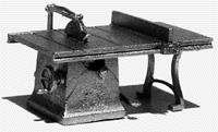 Scale Structures 9112 HO Scale Small Table Saw w/Belt Kit