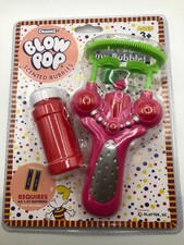 2022 Charms Blow Pop Scented Bubbles Pink Electric Bubble Wand Toy Playtek