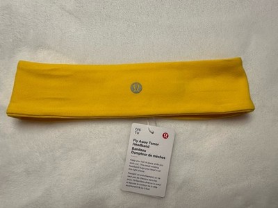 Lululemon Fly Away Tamer Headband ~MZYW Maze Yellow ~One Size~ NWT