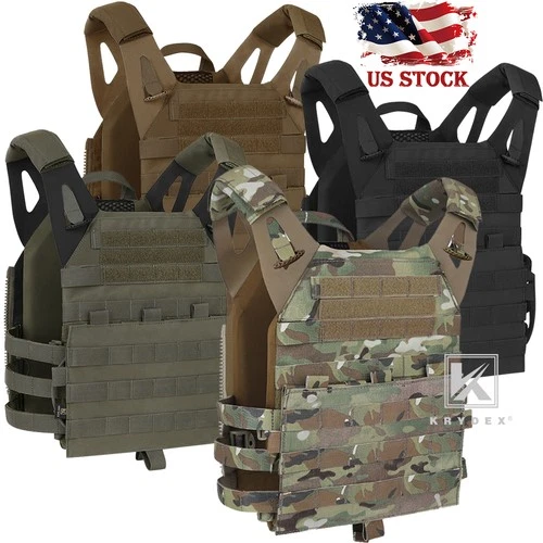 KRYDEX JPC2.0 Tactical Plate Carrier w MOLLE Panel Tactical Vest Army Camouflage