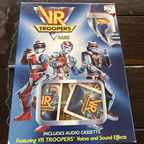 Vintage Saban's VR Troopers Action-Packed Audio Game Parker Brothers Sealed