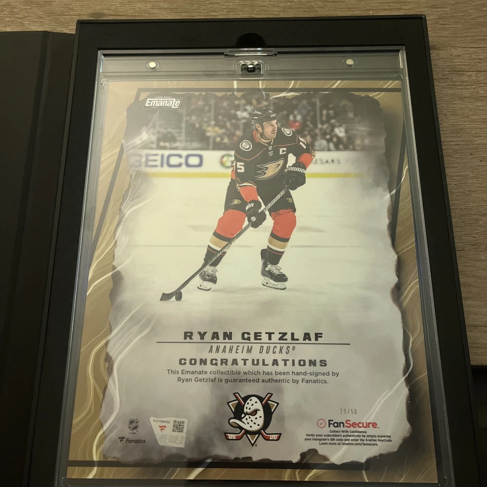 2024-2025 Fanatics Emanate 1st Edition Ryan Getzlaf /50 - Image 4 of 4