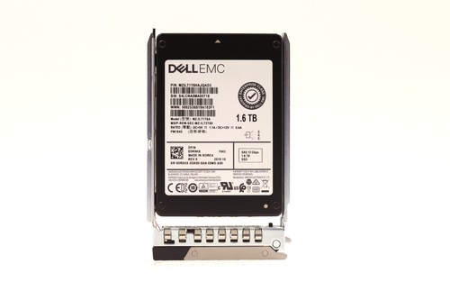 Dell MZ-ILT1T6A 1.6TB 2.5" 12Gb/s SAS Solid State Drive W/Caddy Dell P/N: 0DR0HX