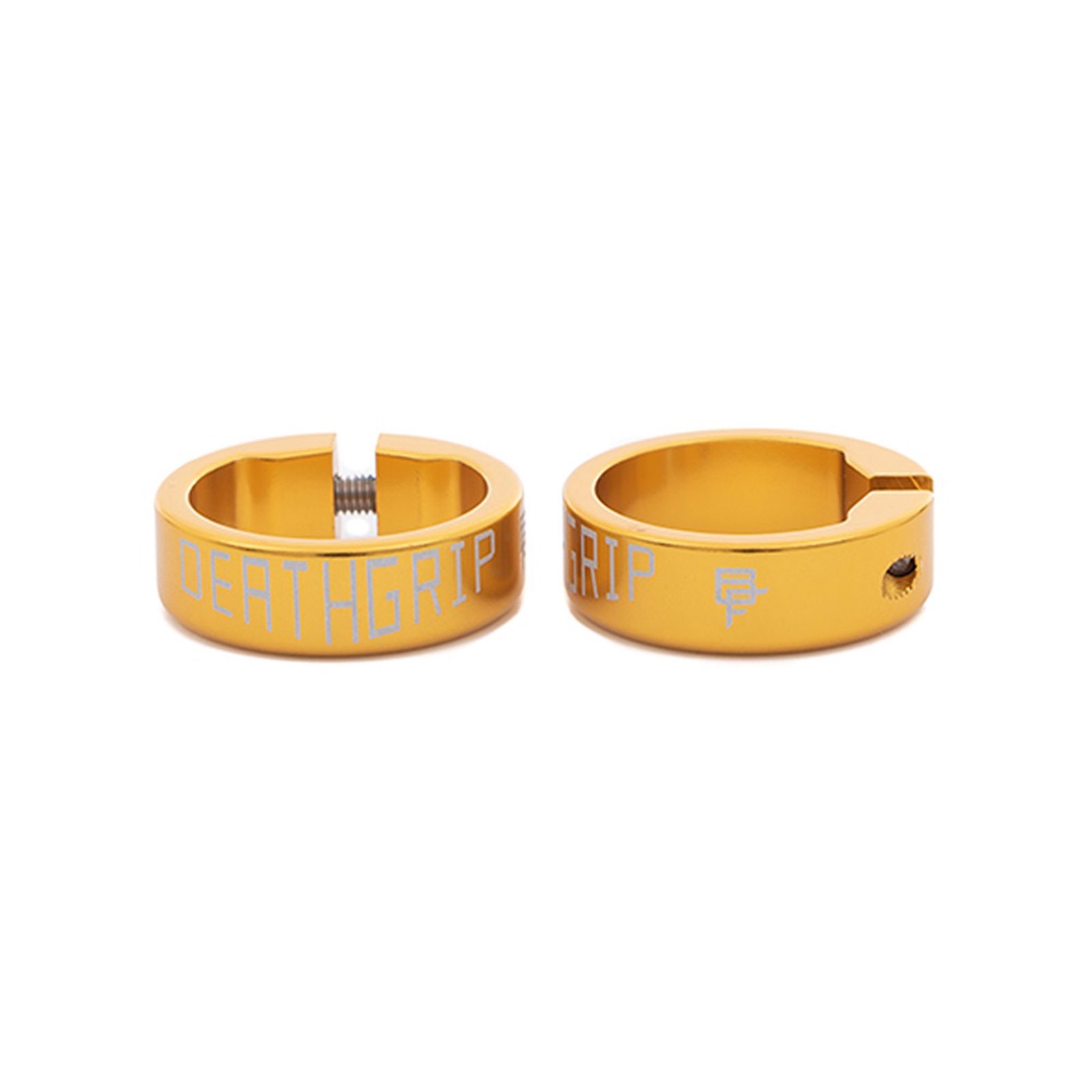 DMR Brendog DeathGrip Gold Clamps - Powerful Alloy Replacement Grip Components 5190₽