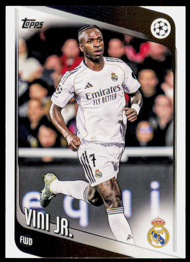 2025-26 Topps UEFA Club Competitions Vini Jr. 115 Real Madrid CF