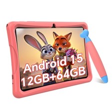 2026 Upgraded Kids Tablet, Android 15 Tablet for Kids Age 3-7, Parental Control