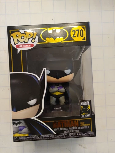 Vintage Collectible Funko POP DC Super Heroes Batman Figure #270