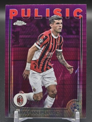 2024-25 Topps UEFA Club Competitions Christian Pulisic #76 Magenta Prism /75 🔥