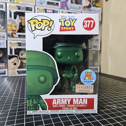 Funko Pop Disney Pixar Toy Story Army Man Vinyl Figure 377 Box Lunch Exclusive