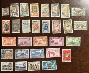 Ethiopia Abyssinia Stamps 1894-1969 (Used & H/HR)