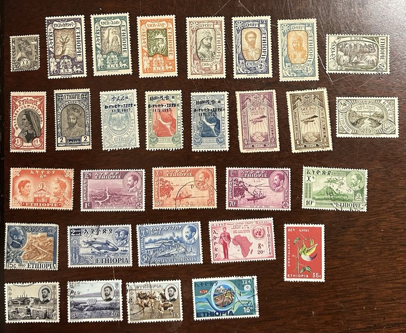 Ethiopia Abyssinia Stamps 1894-1969 (Used & H/HR)