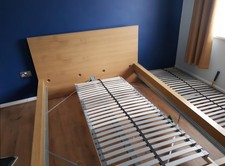 IKEA malm king size bed and 4 drawers - Norwich 