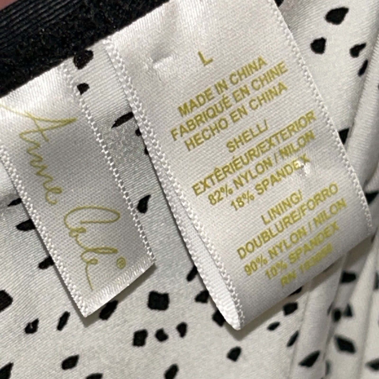 Anne Cole Tankini Floral Mix Print 2 Piece Swim Suit   Size XL (Top)/L (Bottom)