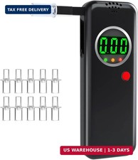 Breathalyzer,Alcohol Tester with LCD Digital Display,Breathalyzer with 10 Mouthp