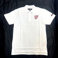 Demon Dodge White Polo Mens Automotive Shirt Embroidered Muscle Car Horsepower Demon Dodge White Polo Mens Automotive Shirt Embroidered Muscle Car Horsepower