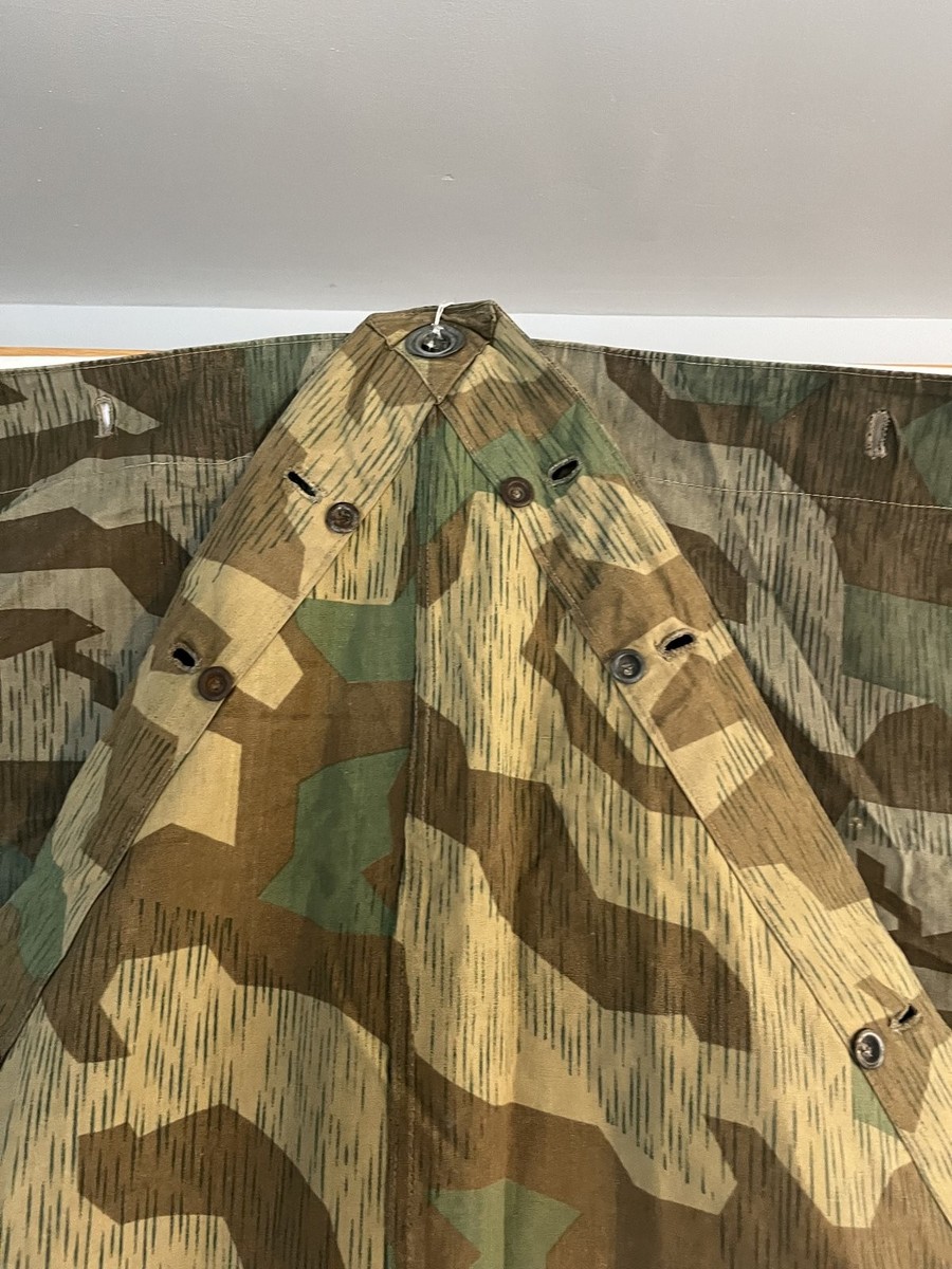WW2 German Wehrmacht Zeltbahn Camo Shelter Quarter Splinter