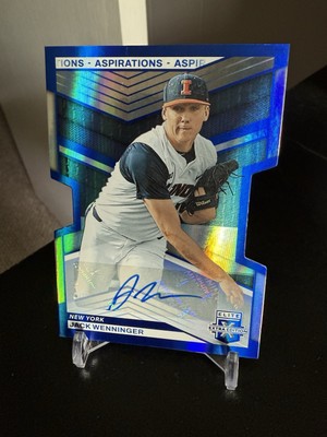 2023 Panini Elite Extra Edition Jack Wenninger Auto Aspirations Die Cut /71