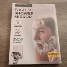 Shower Mirror Fogless Shaving with Razor Holder for Shower Wall, Anti Fog Sho...