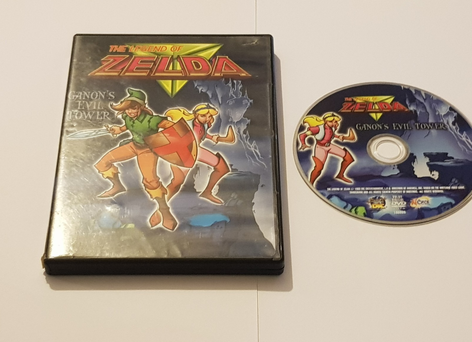The Legend Of Zelda Ganon's Evil Tower DVD Animated 1989 Region 1 USA