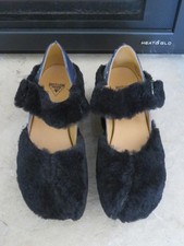 JOHN FLUEVOG PREPARE LEADER Shearling Floral Platform Mary Jane Heels Shoes 9