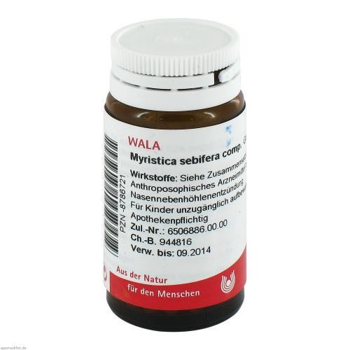 3x MYRISTICA SEBIFERA COMP.Globuli 20 G PZN 8786721