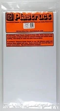 Plastruct White Sheet Styrene .040 (4) - Model Scratch Building Plastic Sheets