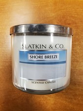 Slatkin & Co *SHORE BREEZE* Vela de 3 mechas 14,5 oz. Bath & Body Works NUEVO E17A