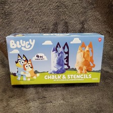 Bluey Set of 2 Chalk 2 Stencils Ages 3