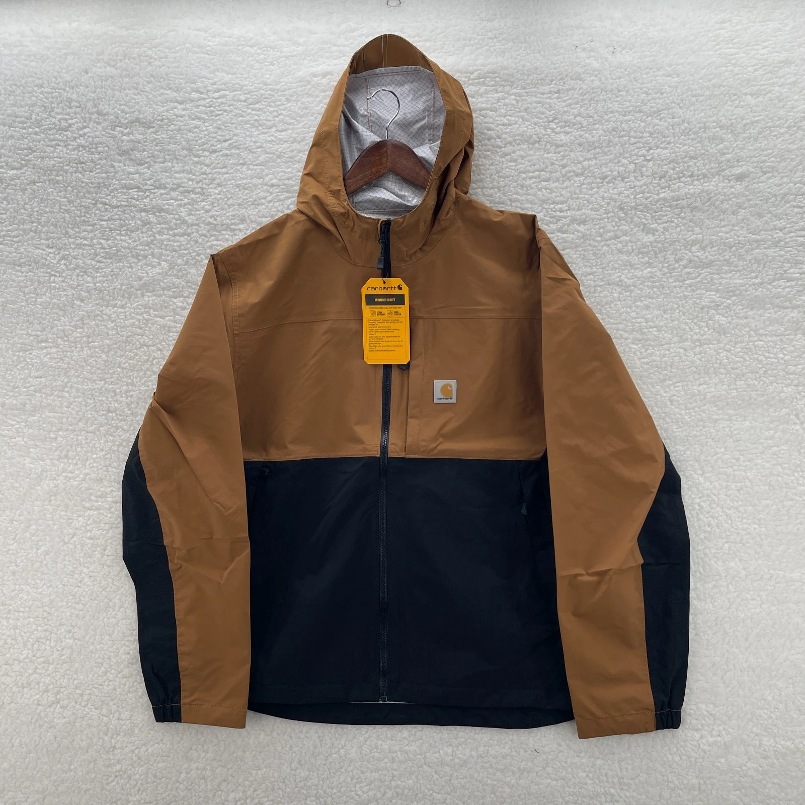 Carhartt Jacket Mens L Brown Black Montery Storm Defender Waterproof Packable
Opens in a new window