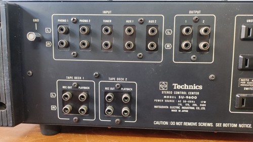 Technics SU-9600 PreAmplifier * Vintage 1970s * Top Spec UK Version * See Video - Picture 17 of 23